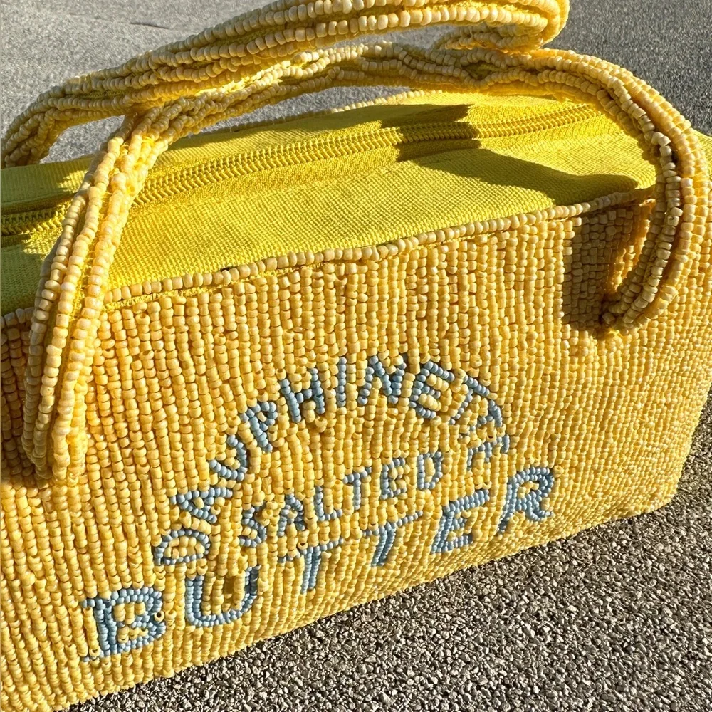 Hand-Beaded Butter Bag - Picture 3 of 12